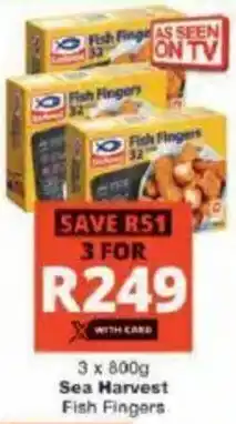Checkers Sea Harvest Fish Fingers offer