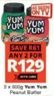 Checkers Yum Yum Peanut Butter offer