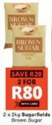 Checkers Sugarfields Brown Sugar offer