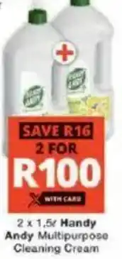 Checkers Handy Andy Multipurpose Cleaning Cream offer