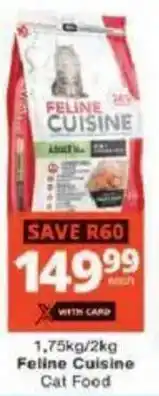 Checkers Feline Cuisine Cat Food offer
