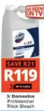 Checkers Domestos Professional Thick Bleach offer
