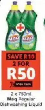 Checkers Maq Regular Dishwashing Liquid offer