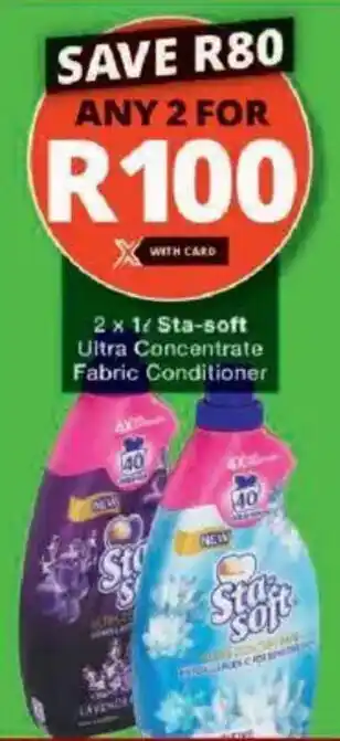 Checkers Sta-soft Ultra Concentrate Fabric Conditioner offer