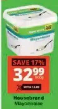 Checkers Housebrand Mayonnaise offer
