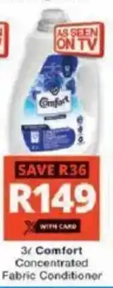 Checkers Comfort Concentrated Fabric Conditioner offer