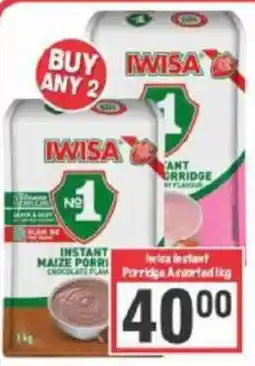 Big Save Iwisa Instant Maize Porridge Assorted offer