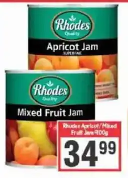Big Save Rhodes Apricot/ Mixed Fruit Jam offer