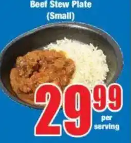 Boxer Beef Stew Plate offer