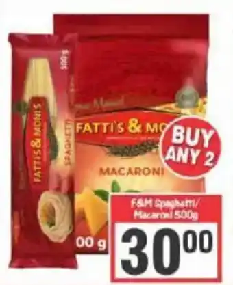 Big Save F&M Spaghetti/ Macaroni offer