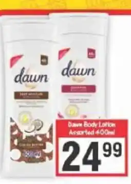 Big Save Dawn Body Lotion Assorted offer