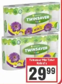 Big Save Twinsaver Mini Toilet Rolls offer