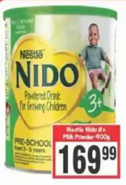 Big Save Nestle Nido 3+ Milk Powder offer