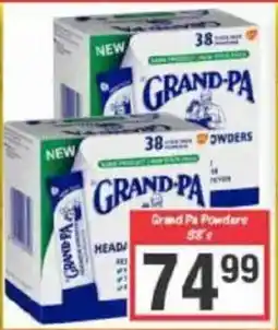 Big Save Grand Pa Powders offer