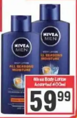 Big Save Nivea Body Lotion offer