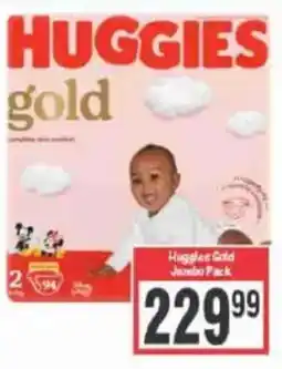 Big Save Huggies Gold Jumbo Pack offer
