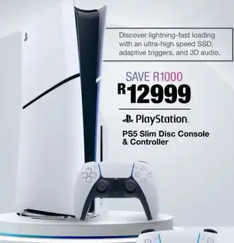 OK Furniture PlayStation PS5 Slim Disc Console & Controller offer