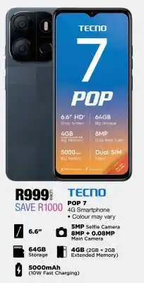 OK Furniture TECNO POP 7 offer