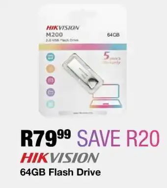 OK Furniture HIKVISION 64GB Flash Drive offer