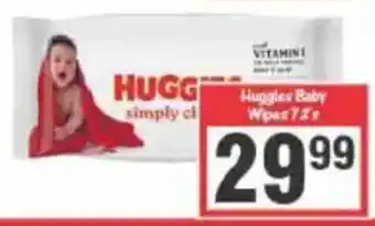 Big Save Huggies Baby Wipes offer