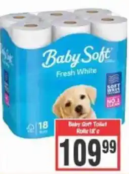 Big Save Baby Soft Toilet Rolls offer