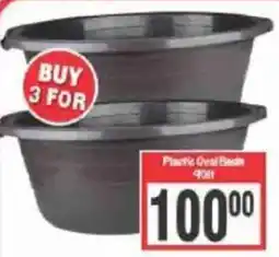 Big Save Plactic Oval Basin offer
