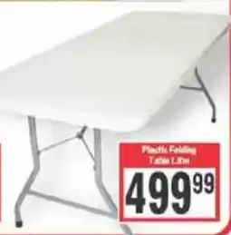 Big Save Plactic Folding Table offer