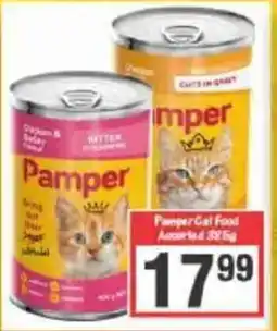 Big Save Pamper Cat Food offer