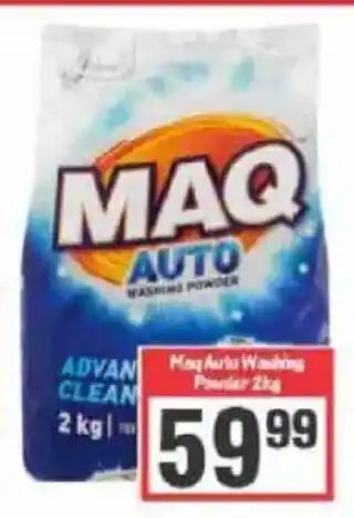 Big Save Maq auto washing powder offer