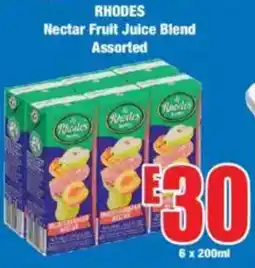 Boxer RHODES Nectar Fruit Juice Blend Assorted offer