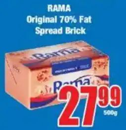 Boxer RAMA Original 70% Fat Spread Brick offer