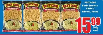 Boxer BEST COOK Pasta Screws/ Shells/ Elbows/ Penne offer