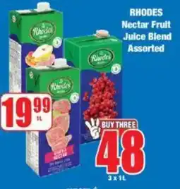 Boxer RHODES Nectar Fruit Juice Blend Assorted offer