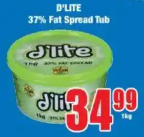 Boxer D'LITE 37% Fat Spread Tub offer