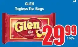 Boxer GLEN Tagless Tea Bags offer