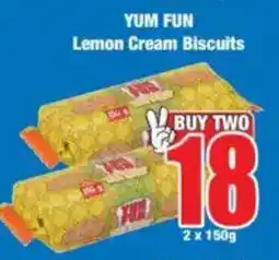 Boxer YUM FUN Lemon Cream Biscuits offer