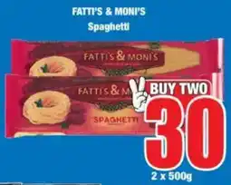 Boxer FATTI'S & MONI'S Spaghetti offer