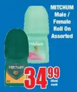 Boxer MITCHUM Male/ Female Roll On Assorted offer