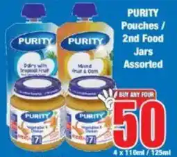 Boxer PURITY Pouches/ 2nd Food Jars Assorted offer