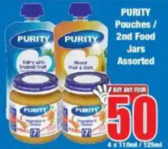 Boxer PURITY Pouches/ 2nd Food Jars Assorted offer