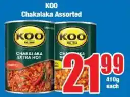 Boxer KOO Chakalaka Assorted offer