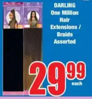 Boxer DARLING One Million Hair Extensions/ Braids Assorted offer