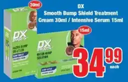 Boxer DX Smooth Bump Shield Treatment Cream/ Intensive Serum offer