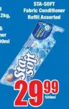 Boxer STA-SOFT Fabric Conditioner Refill Assorted offer