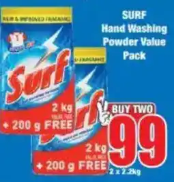 Boxer SURF Hand Washing Powder Value Pack offer