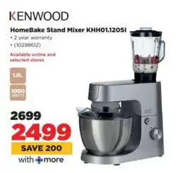 HiFi Corp KENWOOD HomeBake Stand Mixer KHH01.12OSI offer