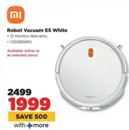 HiFi Corp Robot Vacuum E5 White offer