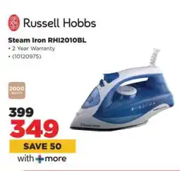 HiFi Corp Russell Hobbs Steam Iron RHI2010BL offer
