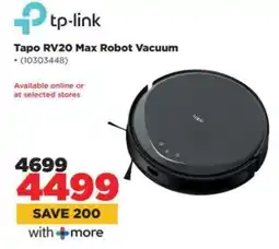 HiFi Corp Tapo RV20 Max Robot Vacuum offer