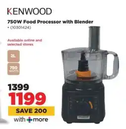 HiFi Corp KENWOOD 750W Food Processor with Blender offer